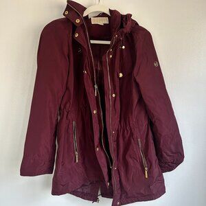 Michael Kors Spring/Fall Water Resistant Hooded Coat Jacket